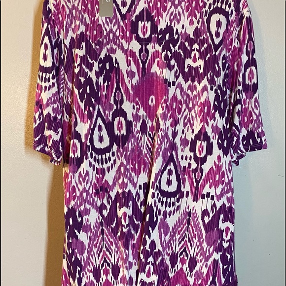 Chico’s Asymmetric Tunic Pinks - Picture 5 of 7